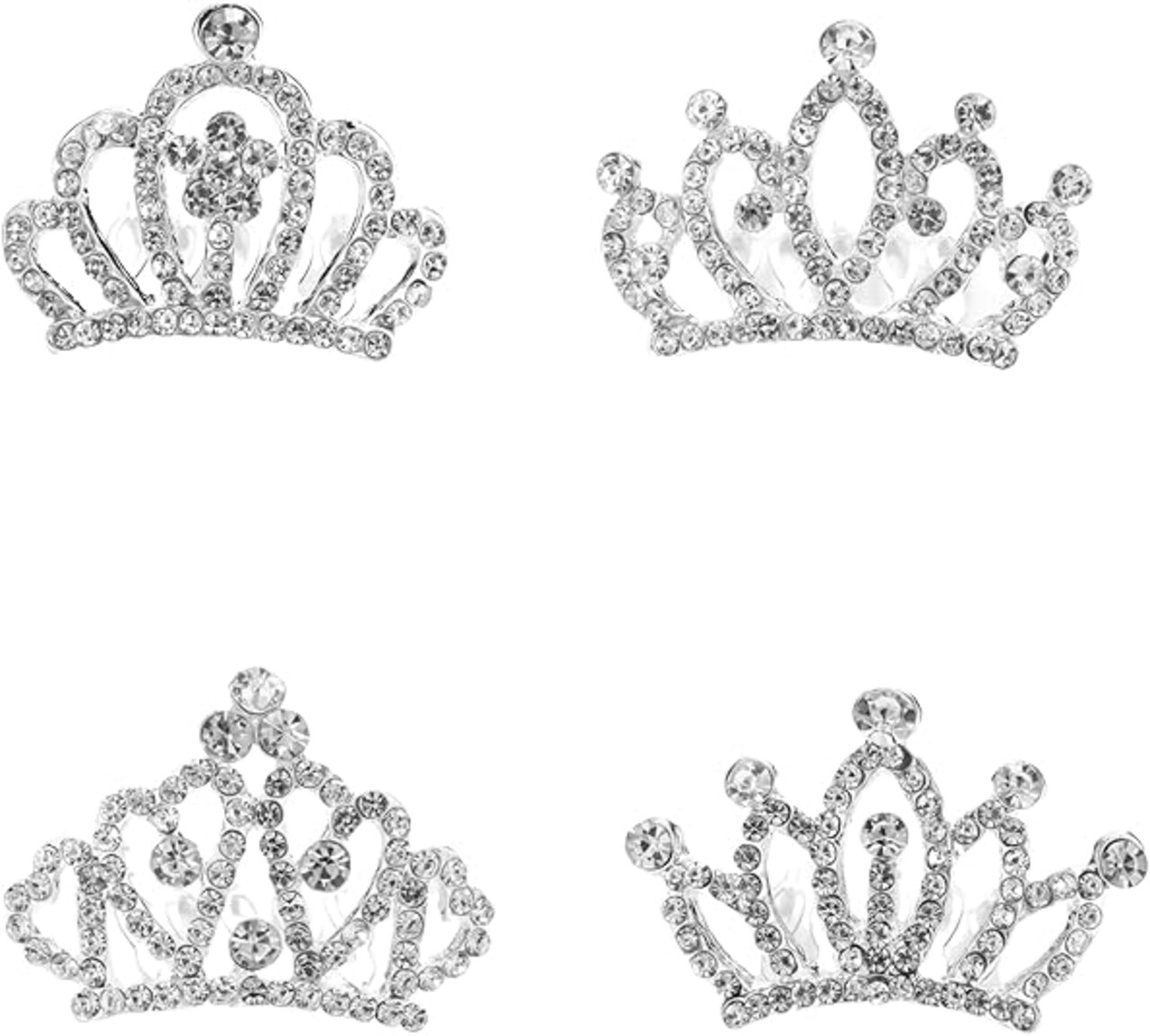 Small Tiara Mini Tiara Small Crown Tiara for Little Girls Mini Tiara Princess Crown with Face Glitter